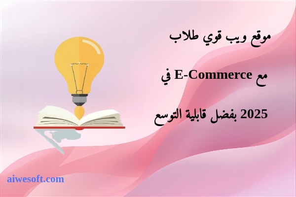 موقع ويب قوي طلاب مع E-Commerce في 2025 بفضل قابلية التوسع