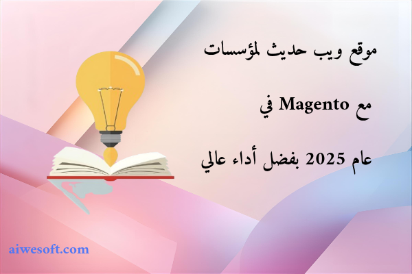 موقع ويب حديث لمؤسسات مع Magento في عام 2025 بفضل أداء عالي